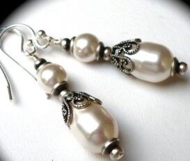 aretes perla de rio
